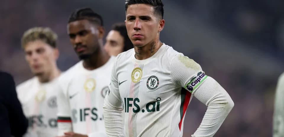 Chelsea player in white kit during match