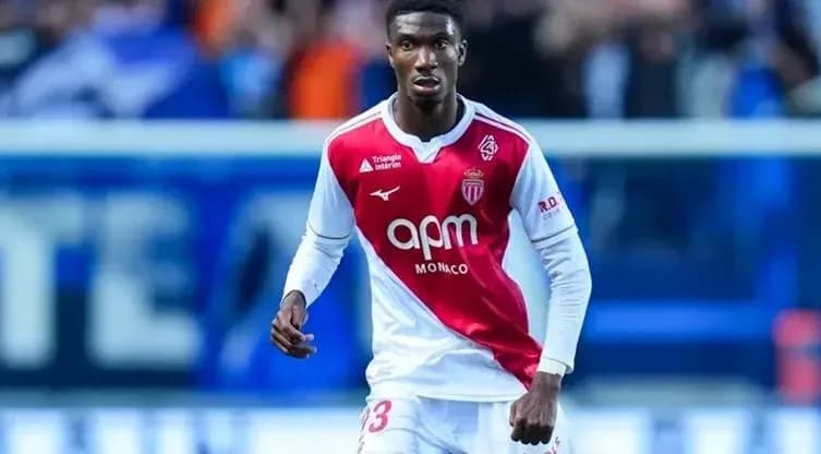 Monaco player in action during a match