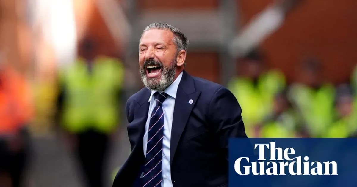 Manager celebrating passionately on the sidelines