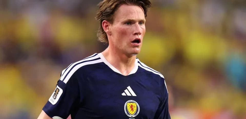 Player wearing Scotland jersey during match action