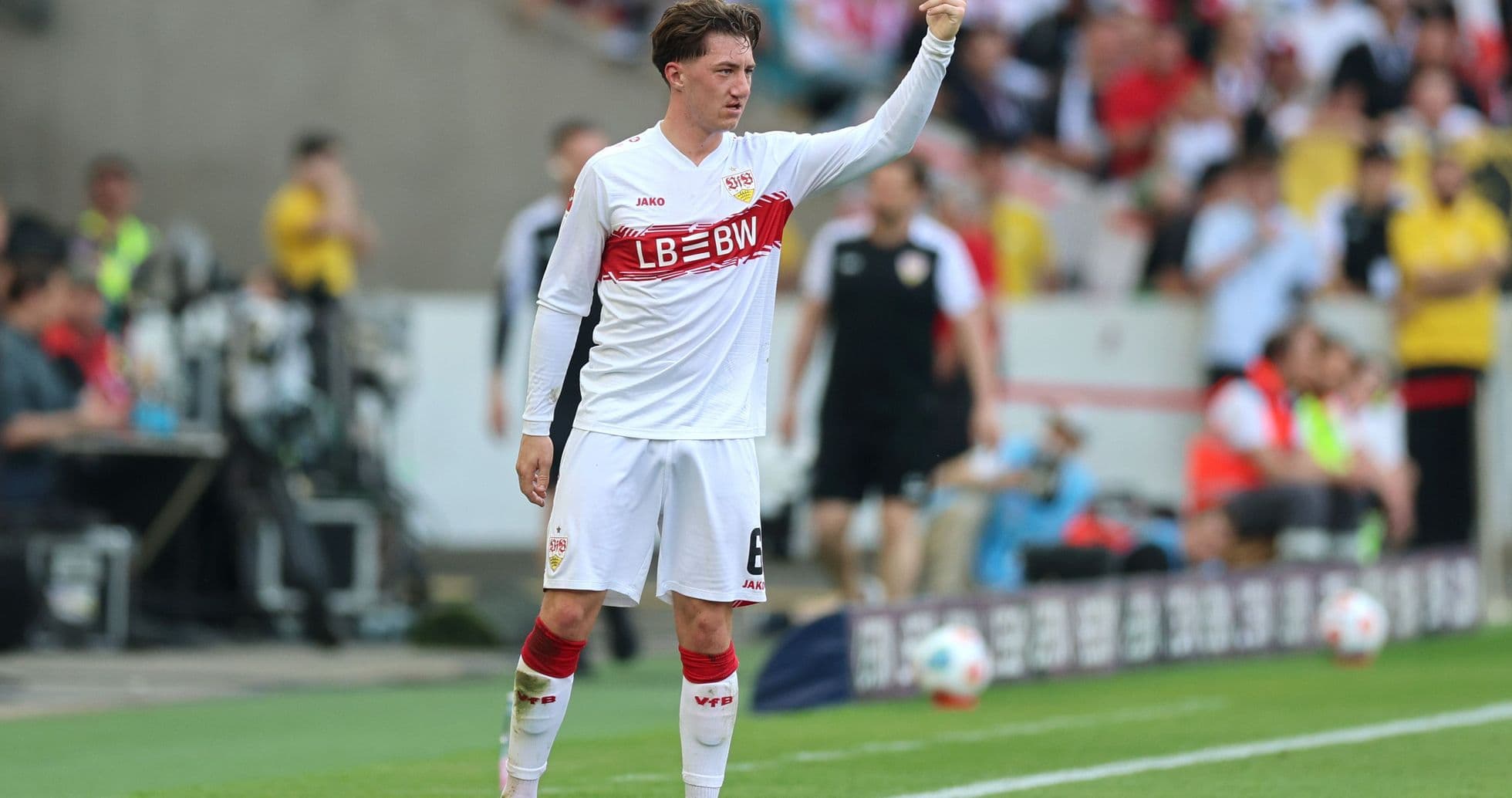 Player signaling during match on the field