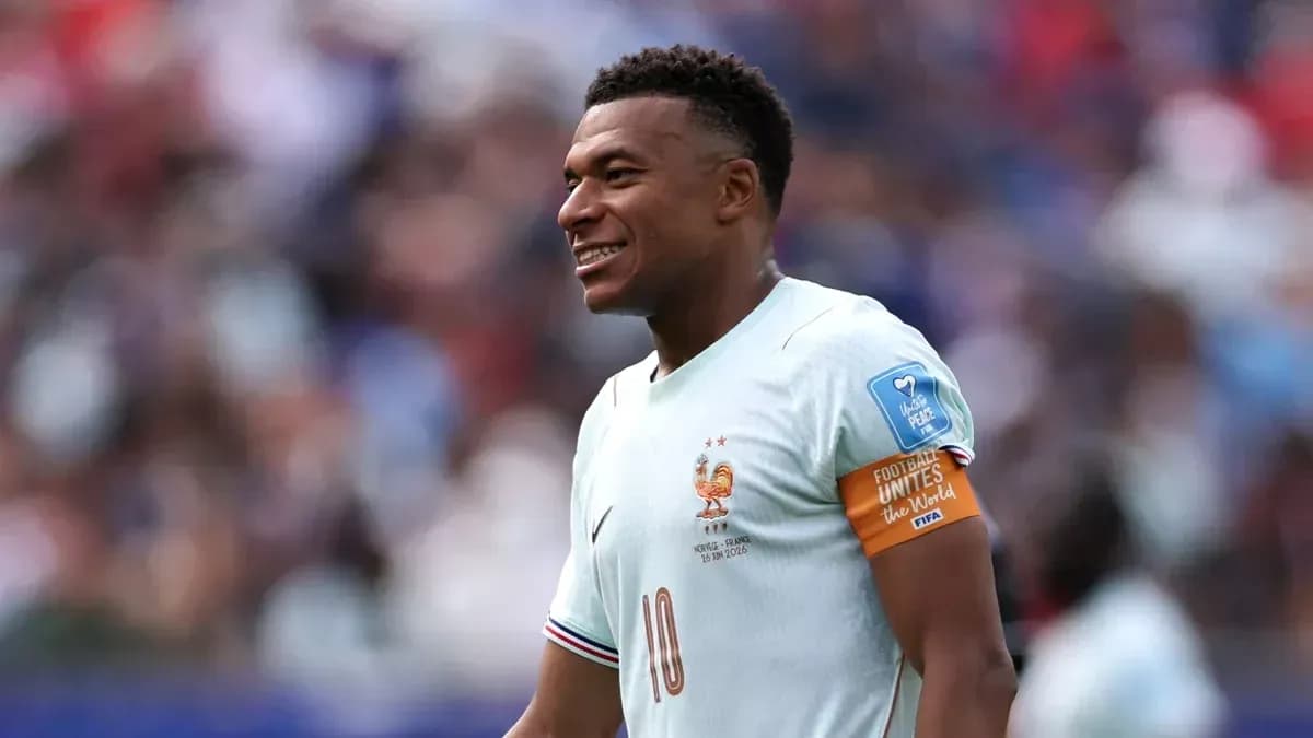 Player wearing France jersey with captain's armband