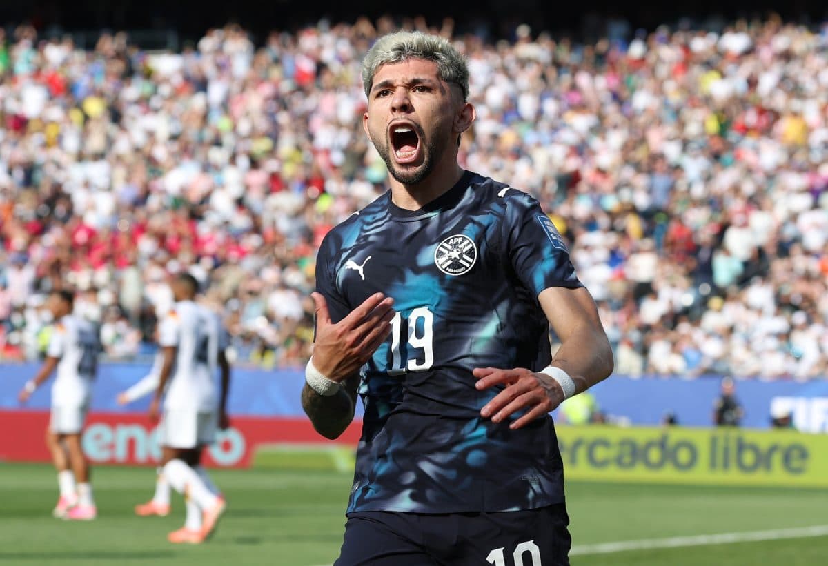 Player celebrating a goal during a match