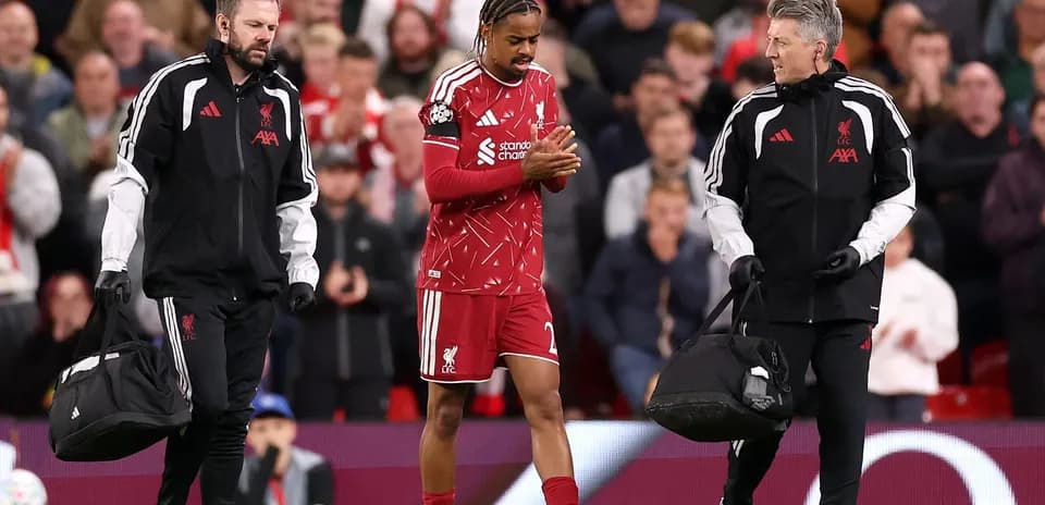 Player receiving medical attention on the pitch