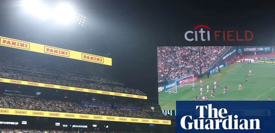 Citi Field stadium during a soccer match