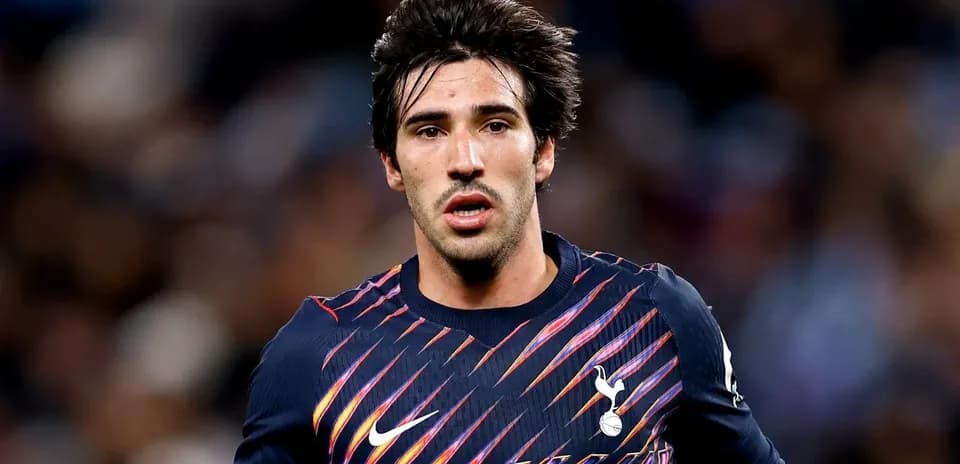 Player wearing Tottenham kit during match