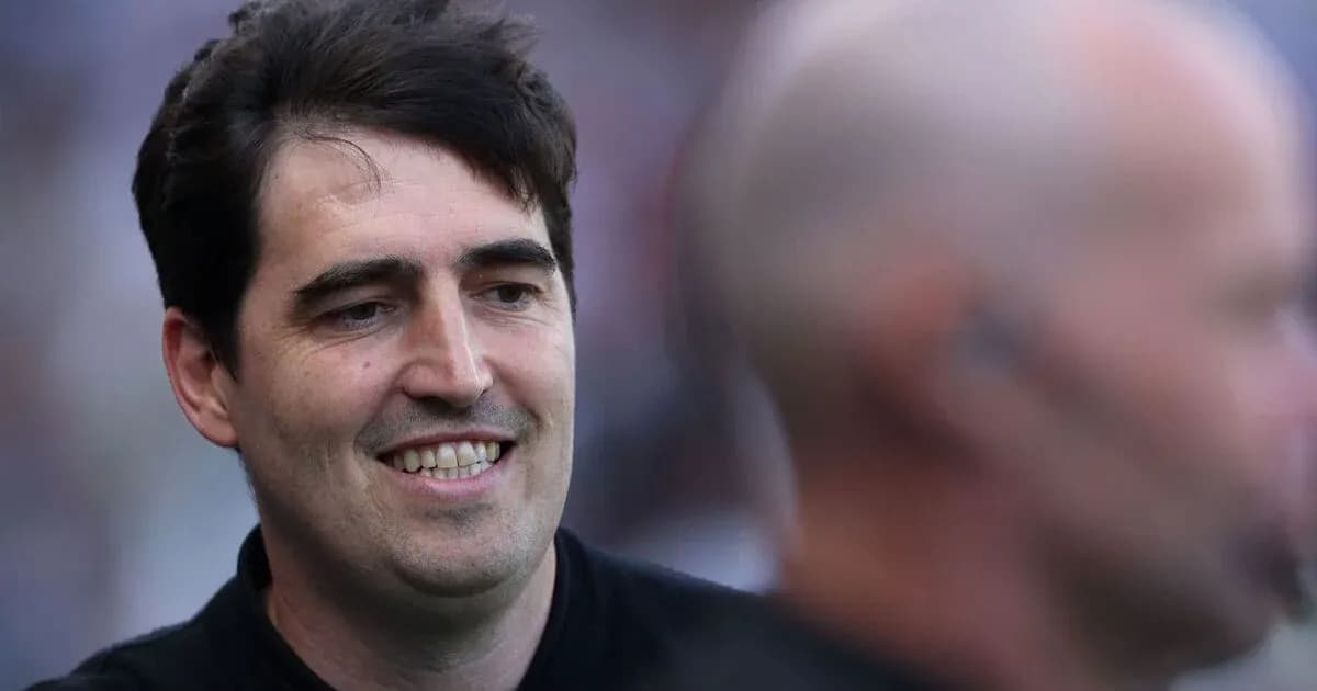Man smiling during a sports event