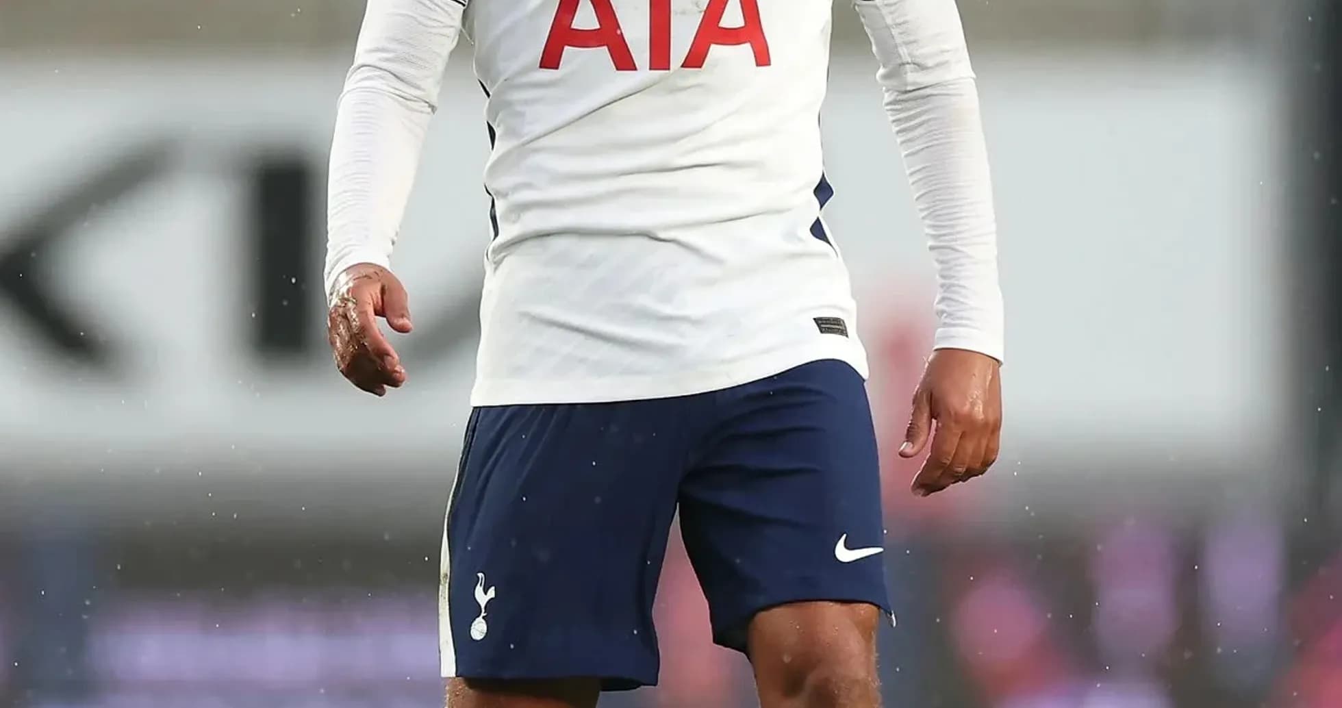 Player in Tottenham kit during match action