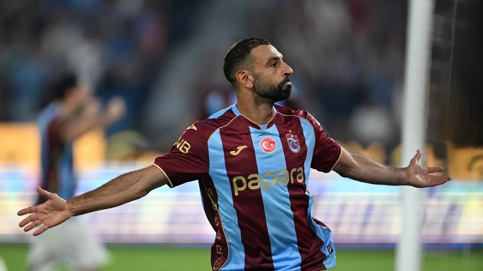Player celebrating a goal during a match