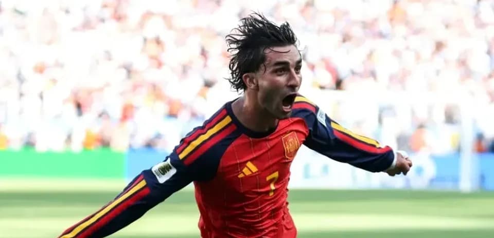 Player celebrating a goal during a match