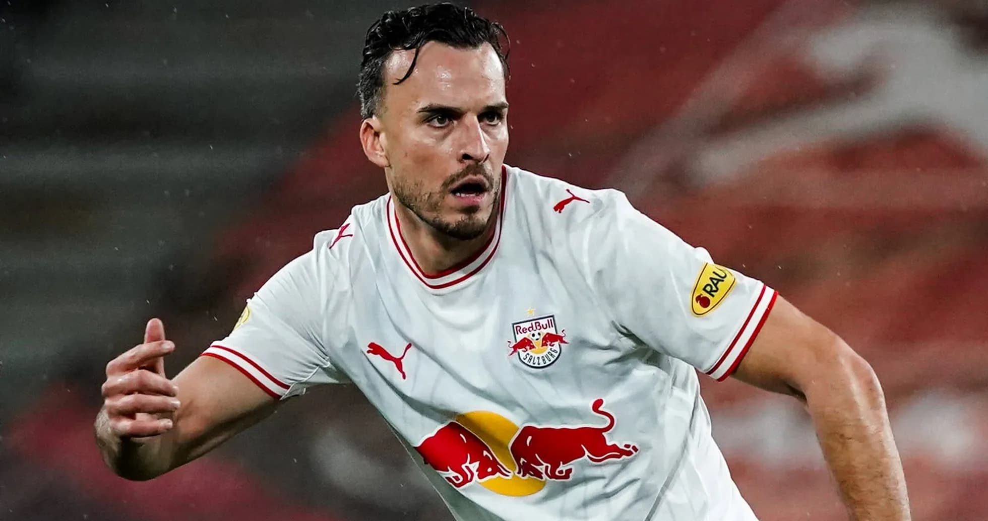 Red Bull Salzburg player in action during match