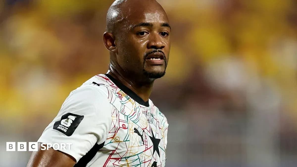 Ghana player during match with sweat on face