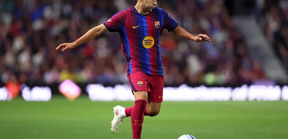 Player dribbling the ball during a match