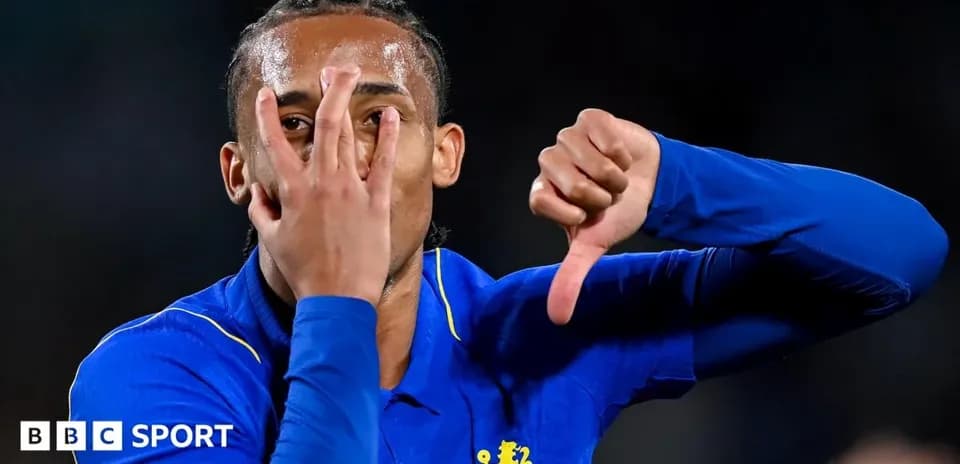 Player celebrating with hand gestures during match