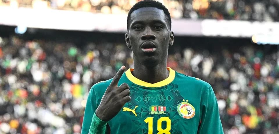 Player celebrating with raised finger during match