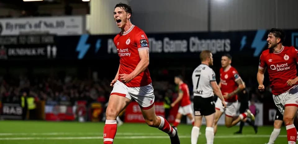 Player celebrating a goal during a match