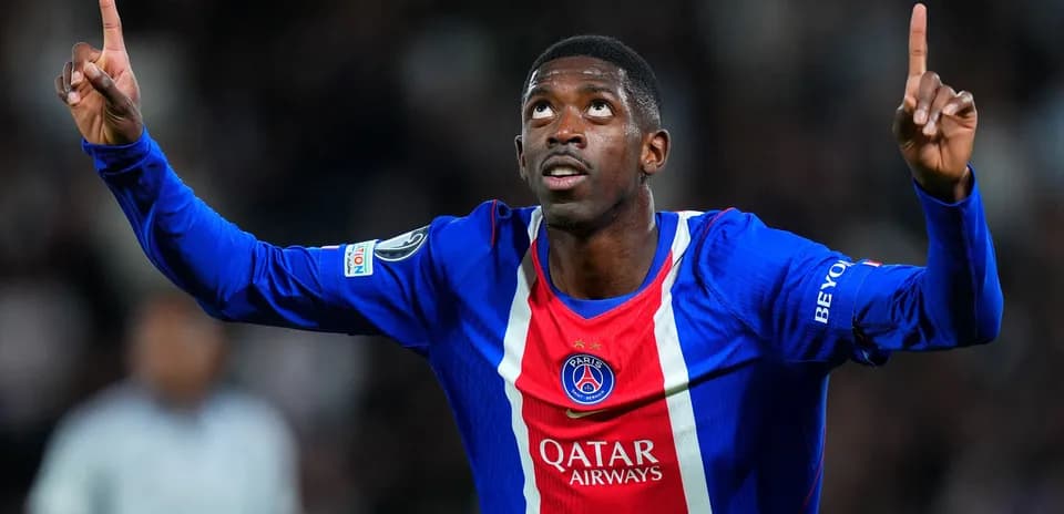 Player celebrating goal with finger raised