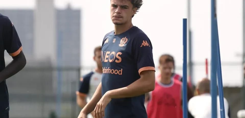 Player walking during training session at facility