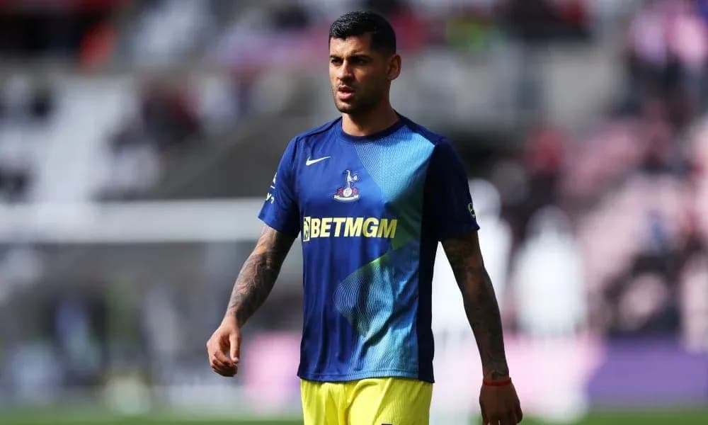 Player walking on the pitch before the match