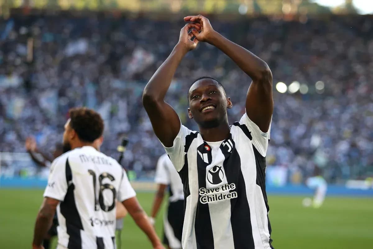 Player celebrating with fans after a match