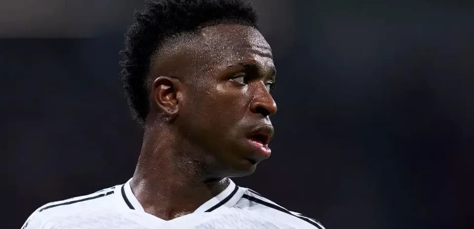 Vinícius Júnior in Real Madrid jersey during match