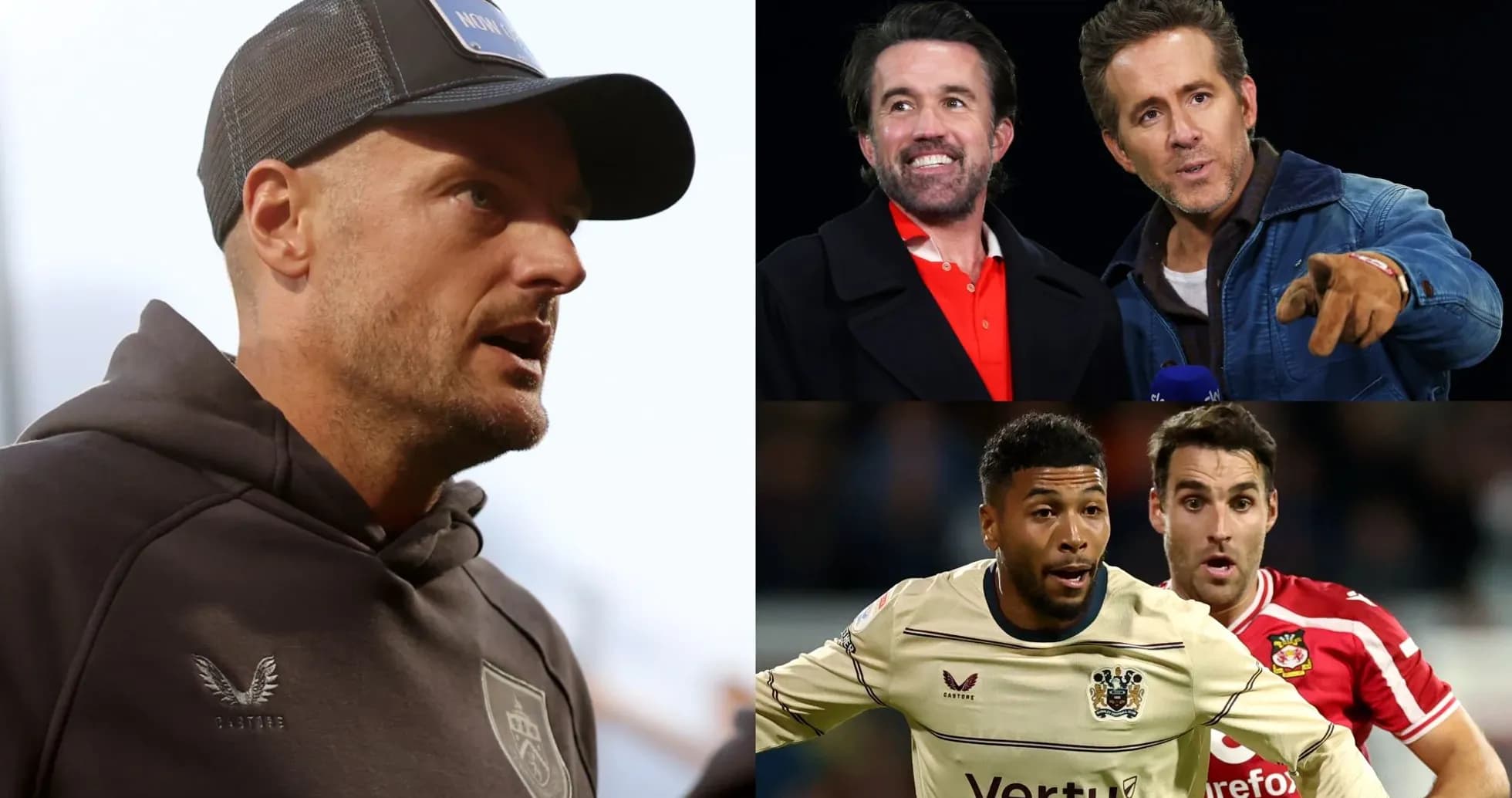 Coach, actors, and players during football events