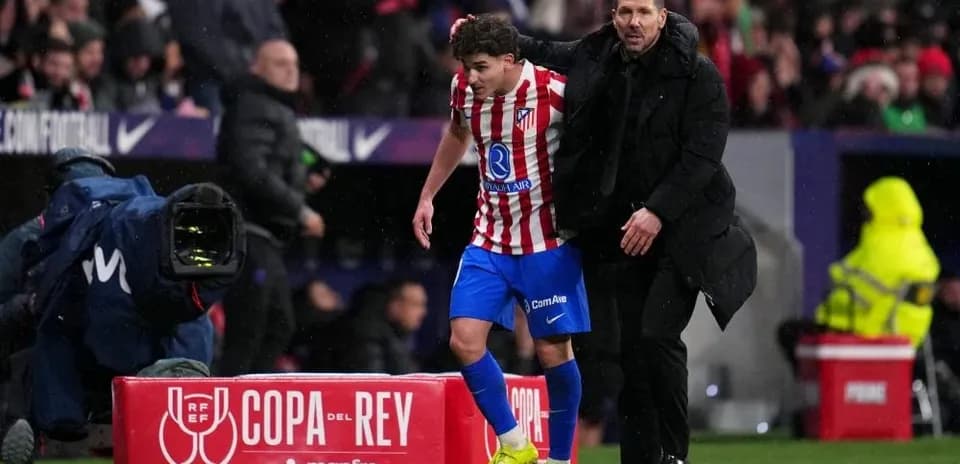 Player being substituted by manager during match