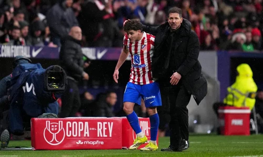 Player being substituted by manager during match