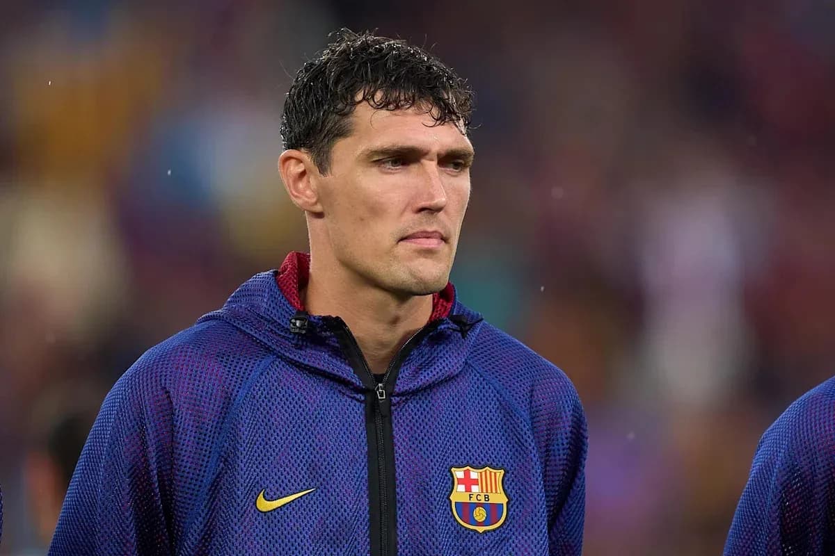 Player in Barcelona jacket during match preparation