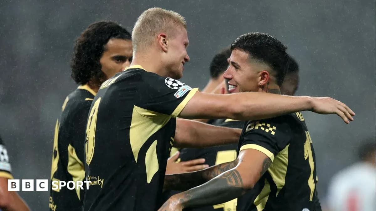 Players celebrating a goal during a match