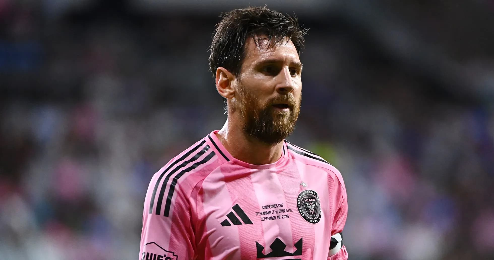 Player wearing pink jersey during a match