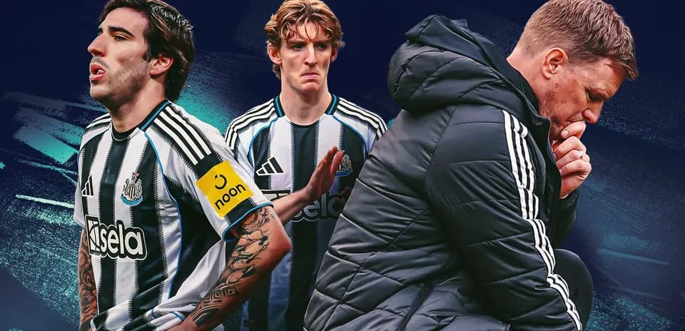 Newcastle players and manager during match analysis