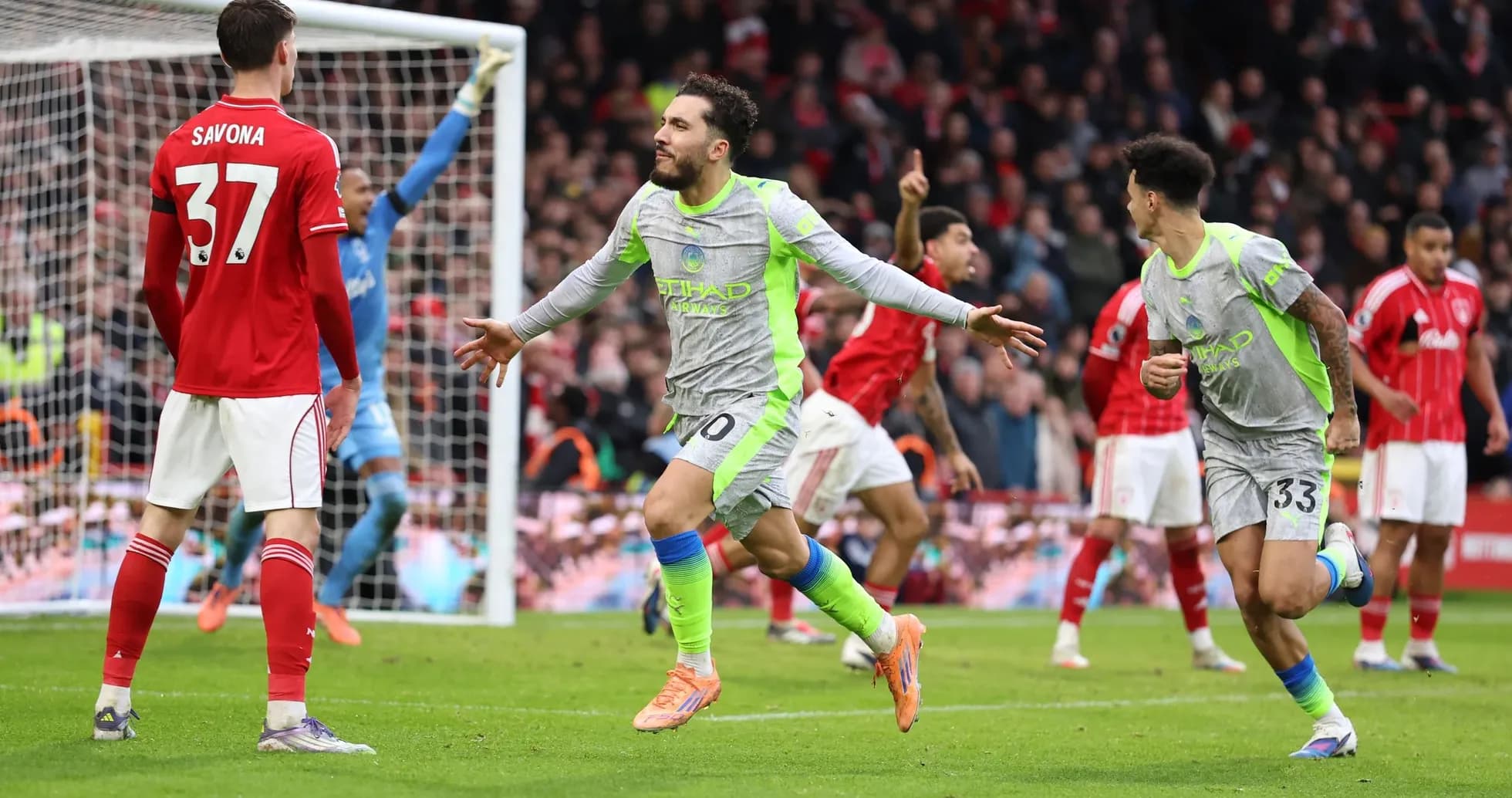 Manchester City Held to 2-2 Draw by Nottingham Forest
