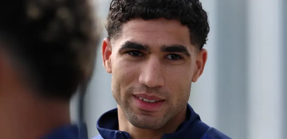 Football player during training session, close-up