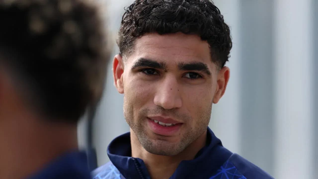Football player during training session, close-up