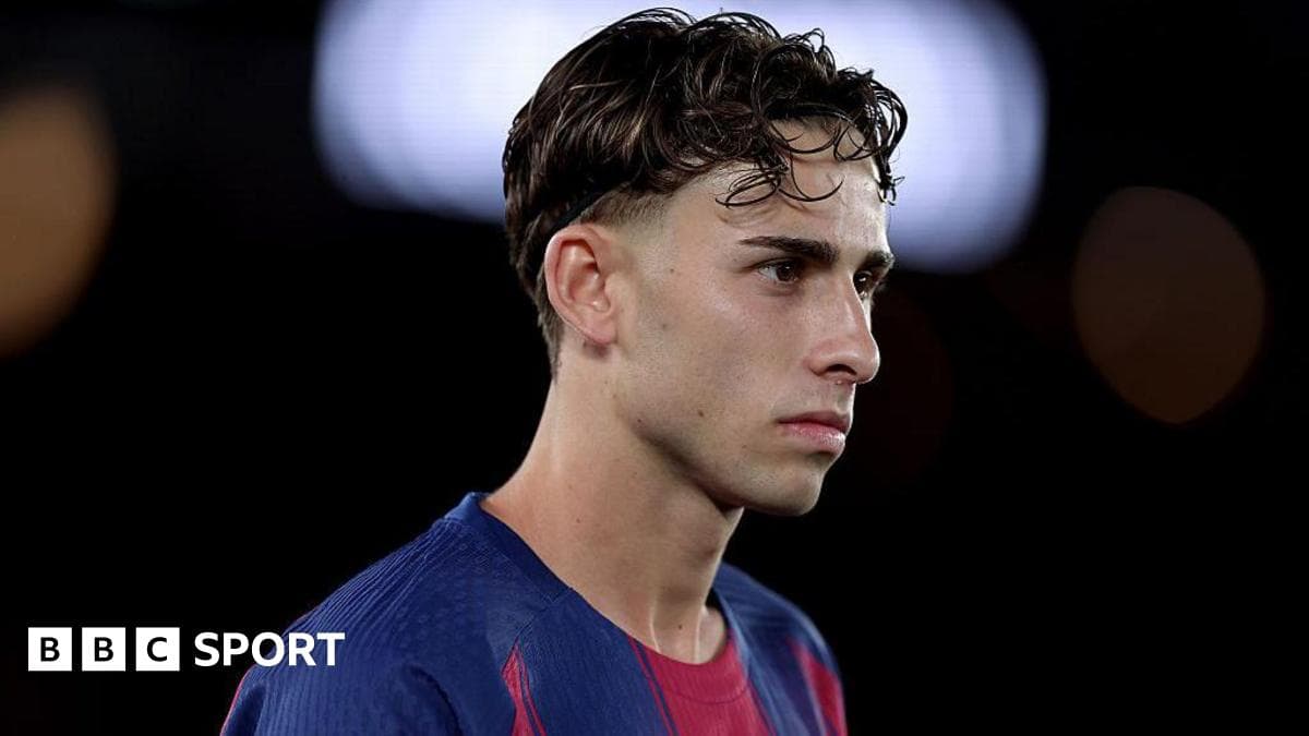 Player in Barcelona jersey during match