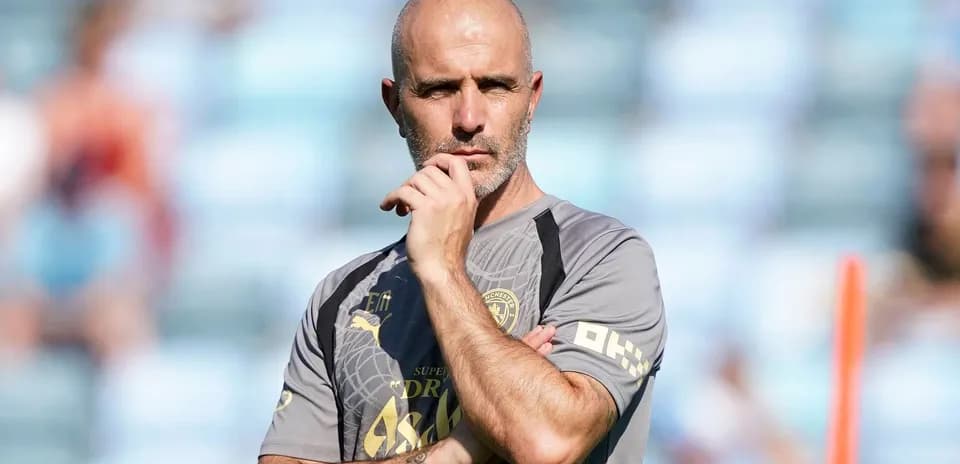Coach observing during a training session