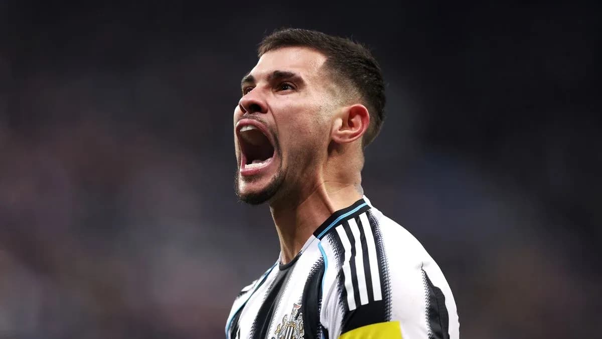Player celebrating passionately on the field