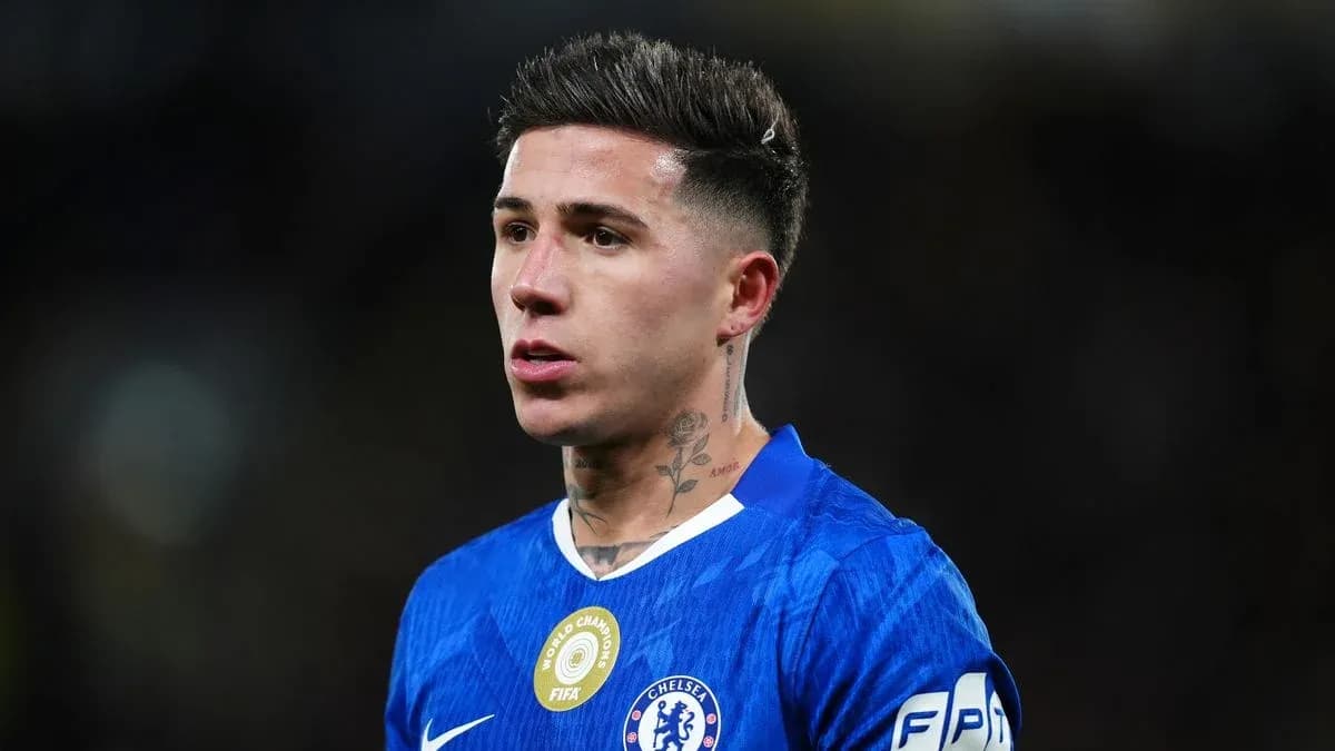 Player wearing Chelsea kit during a match