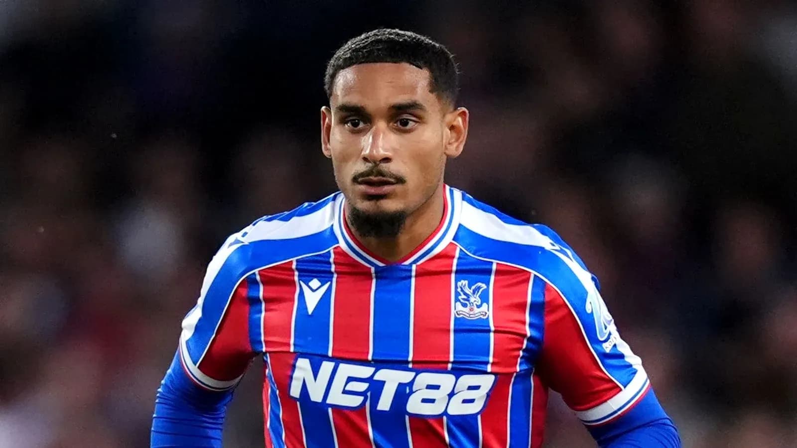 Player wearing Crystal Palace jersey during match