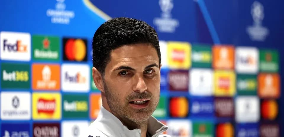 Manager speaking at UEFA Champions League press conference