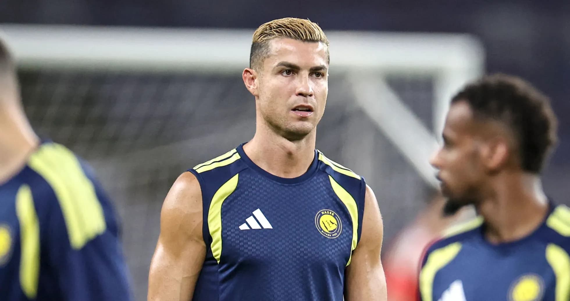 Player in training gear during warm-up session