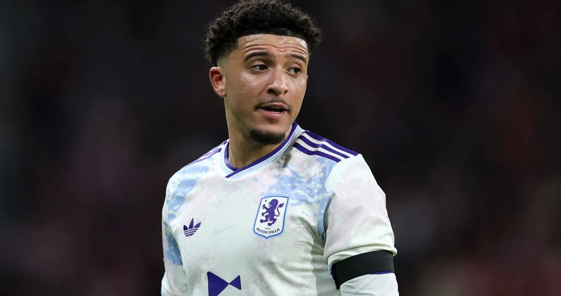 Player in Aston Villa kit during match