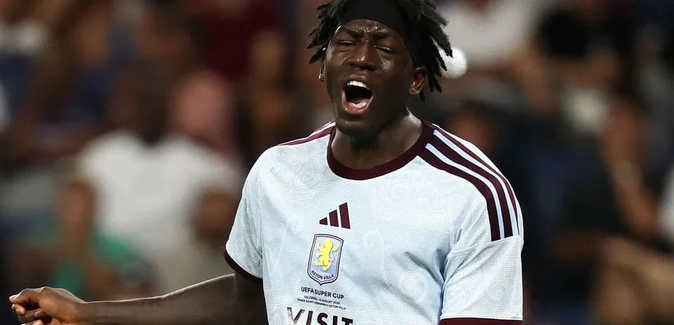 Player expressing frustration during a match