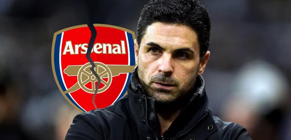 Coach with Arsenal logo in background