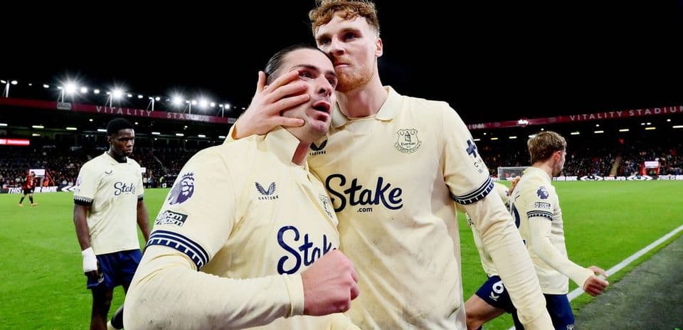 Everton vs Bournemouth Premier League match.