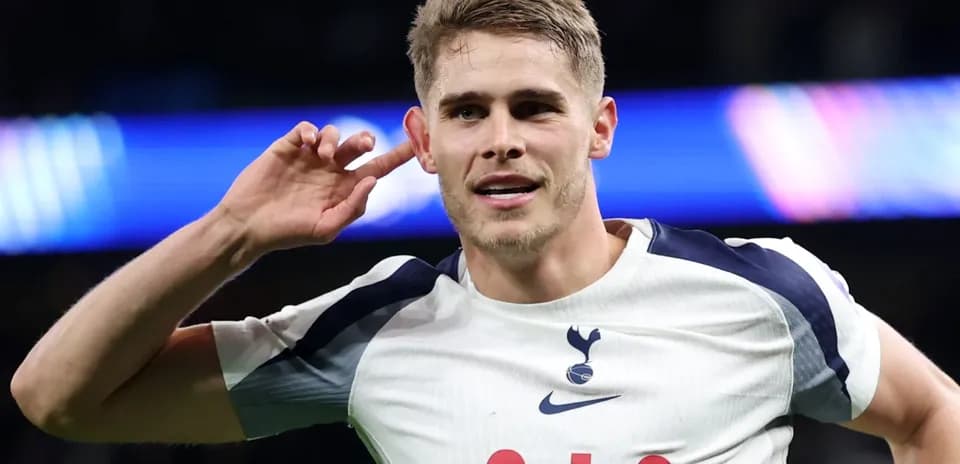 Player celebrating and gesturing after scoring goal