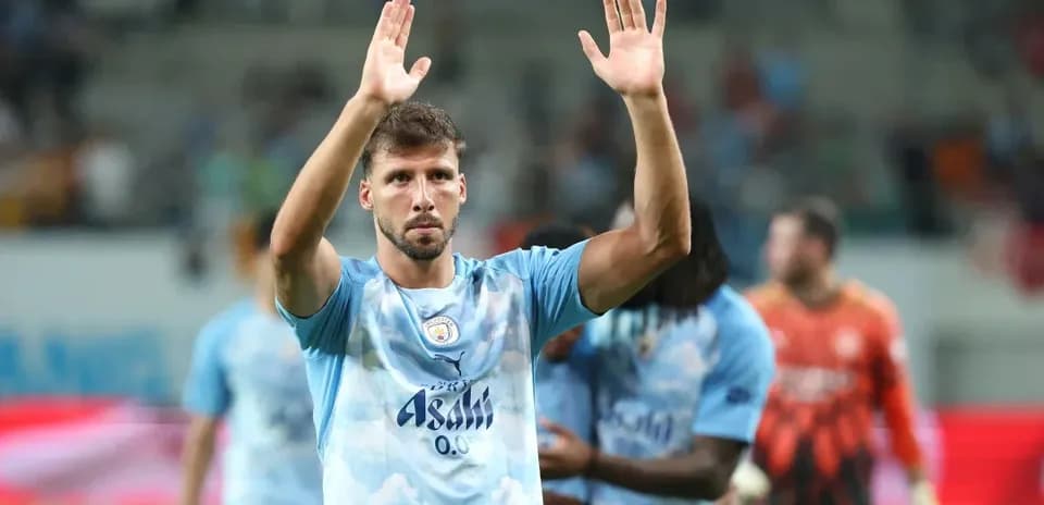 Player acknowledging fans after the match