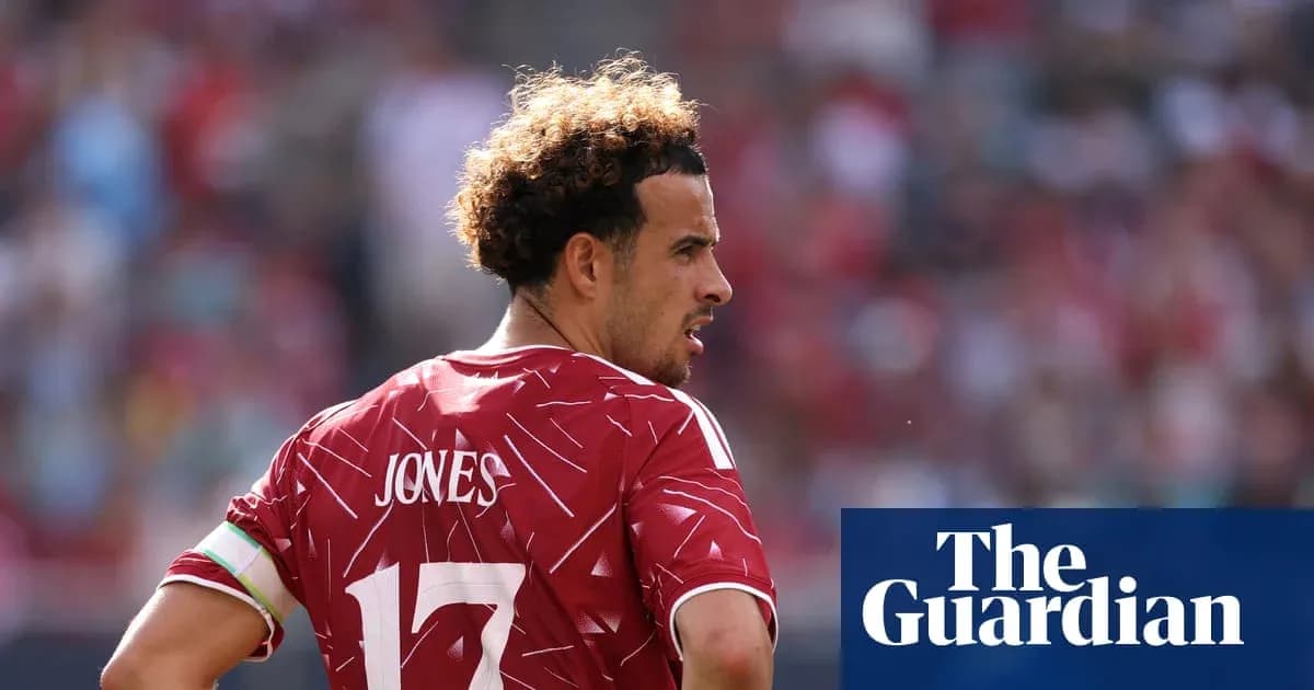 Player in red jersey with 'Jones' and number 17