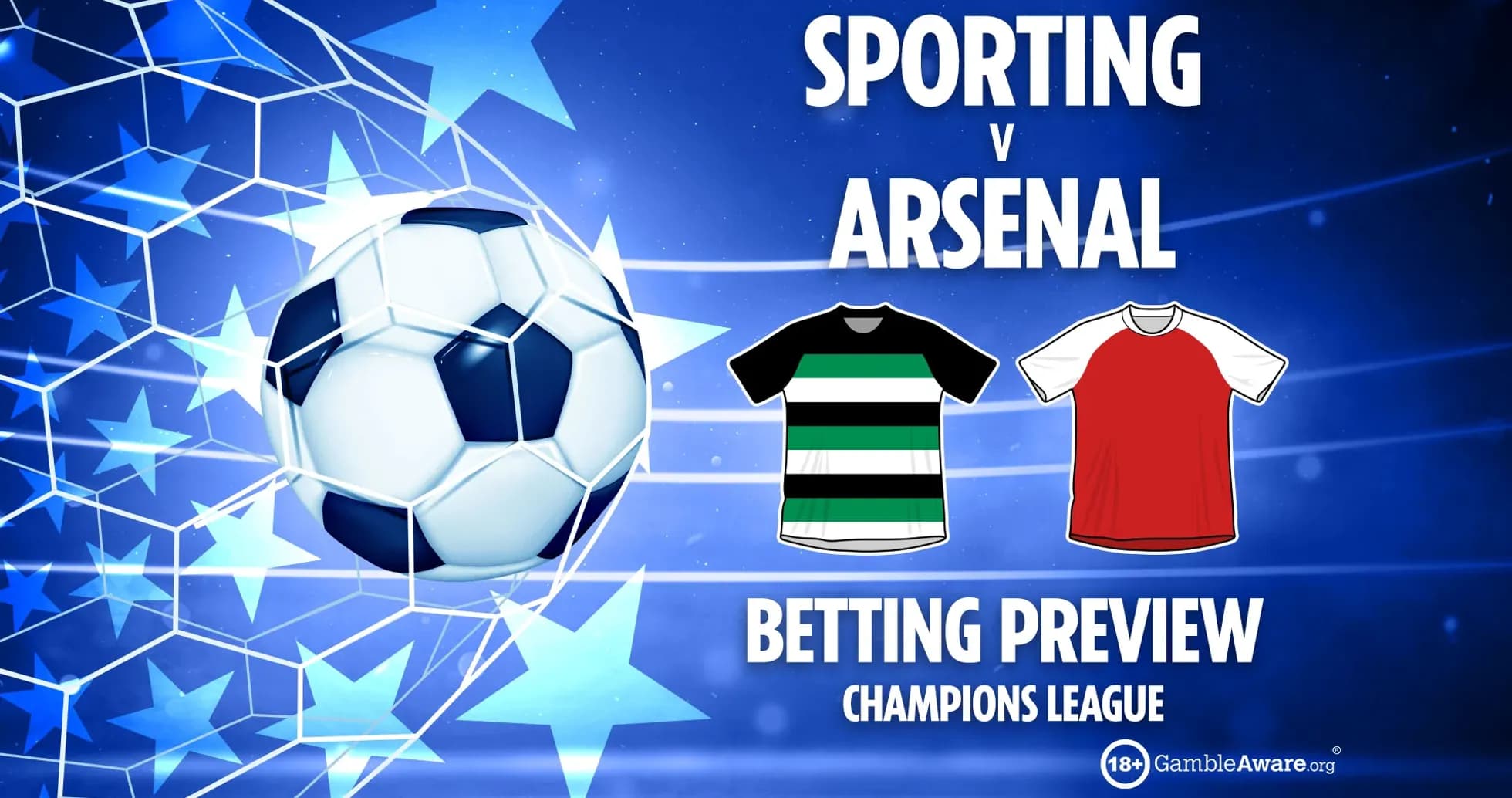 Sporting vs Arsenal betting preview graphic